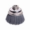 Nylox Cup Brush, Stem Mounted, 2-3/4 in Brush Dia, Crimped Filament/Wire Type, 0.04 in Filament/Wire Diame 14404 - alternate 2